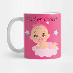 Girl on board Mug